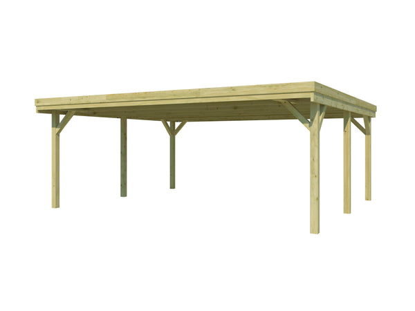 Gardenas dubbele carport 594x552 cm