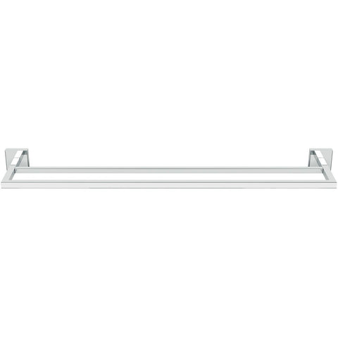 DUBBELE VASTE DROGER HOLD T(IGHT) 60CM CHROOM