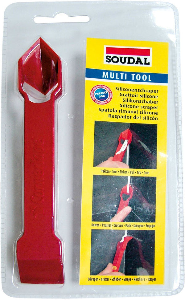 Siliconenschraper multitool Soudal