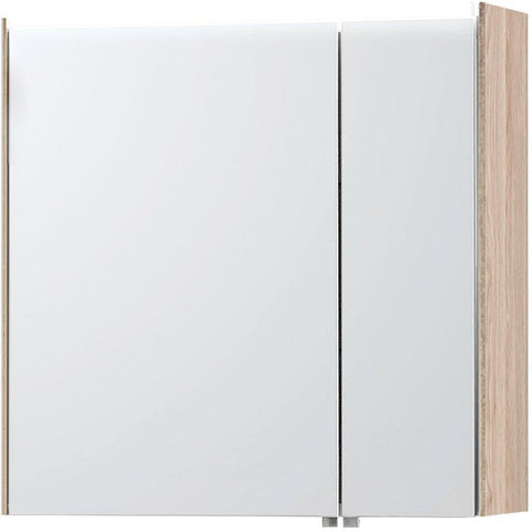 Spiegelkast Molto 71CM met verlichting ledline eik natuur
