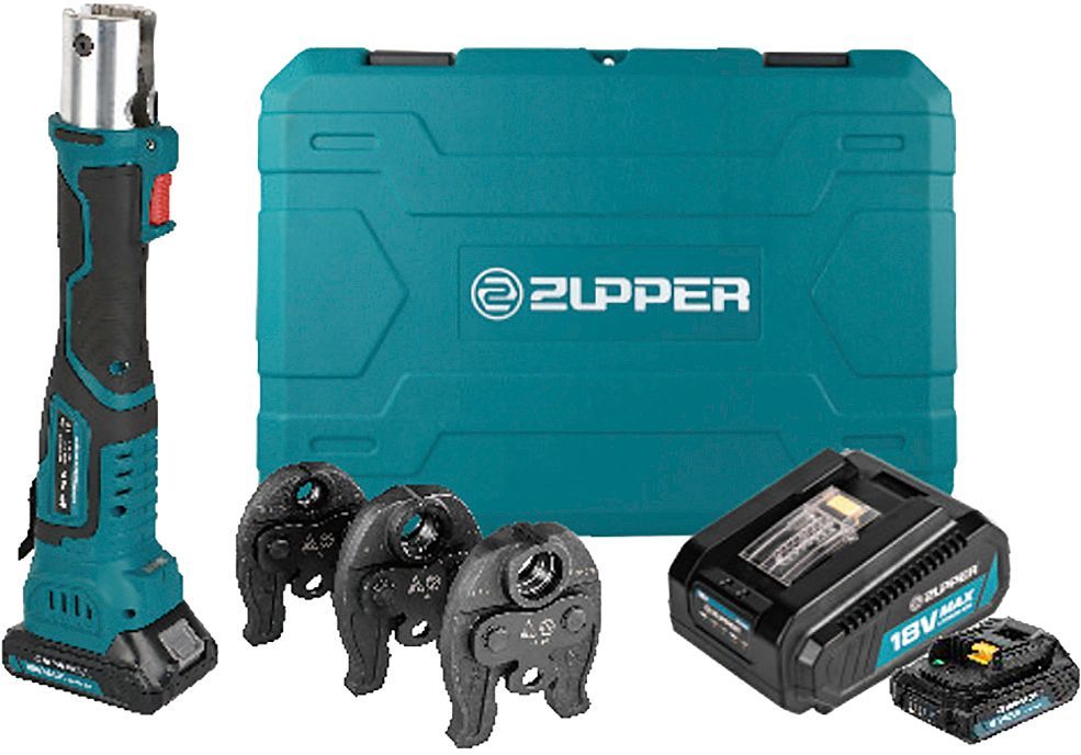 Set accu perstang met adapter + persbekken TH 16-20-26