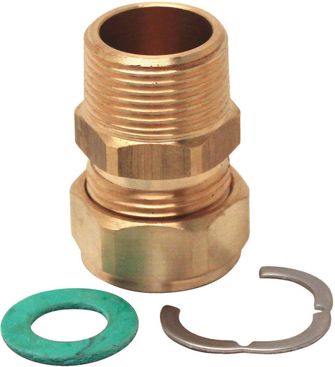 Set koppelingen voor inox flexibel cv+sanitair paktermo DN15 3/4" — SKU DESCO-182316