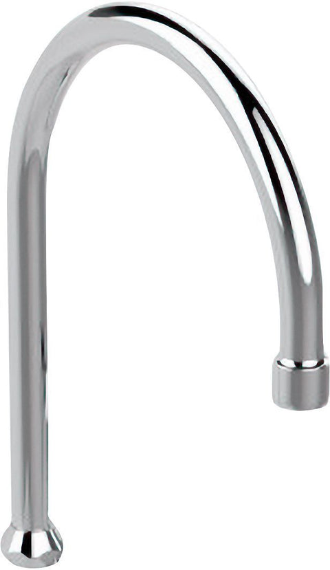 Gebogen uitloop Ideal Standard sprong 20CM, chroom kraanonderdeel — SKU DESCO-158495