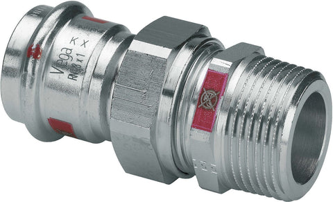 3 Delige rechte koppeling 28MM.4/4"M prestabo Viega