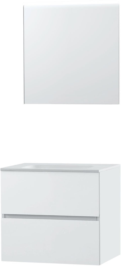 Meubel Molto poederwit 70 Solid spiegel