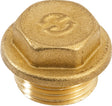BOUCHON FILETE LAITON 3/8"M