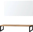 TABLETTE CHENE MASSIF 140CM A POSER AVEC MIROIR