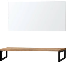 TABLETTE CHENE MASSIF 140CM A POSER AVEC MIROIR