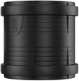 MANCHON DOUBLE PP FF 125MM NOIR 401200