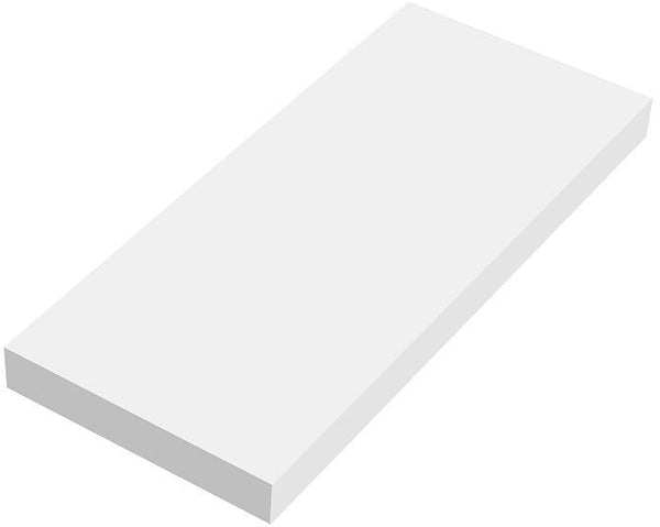 Wandtablet COFFEE 150X350X25MM tot 7KG mat wit