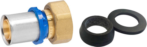 2-DELIGE Koppeling 16MM-3/4"F ALUPEX, koppelingen — SKU DESCO-164131