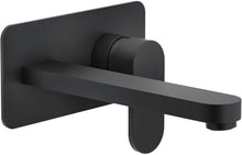 AFWERKSET 1GREEP MENGKRAAN LAVABO UP NOBILI 200MM MAT ZWART