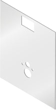 PLAQUE DE RECOUVREMENT SYSTEMFIX/DUOFIX ACRYL PASPARTOE BLANC BRILLANT/SATIN