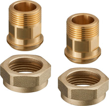 Aansluitset voor Vul- en spoelkraan DN25 4/4"-3/4"