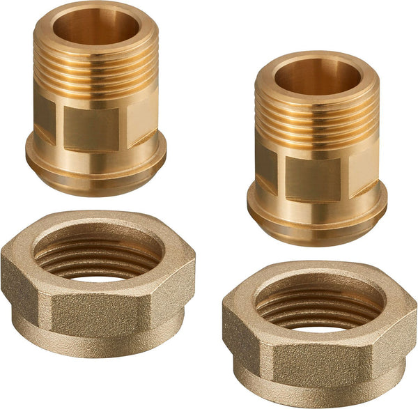 Aansluitset voor Vul- en spoelkraan DN25 4/4"-3/4"