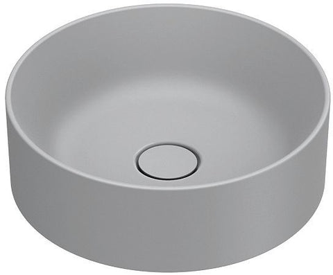 Opbouwlavabo Zero catalano cataglaze+ diameter 40 H13 zonder overloop cemento satinato