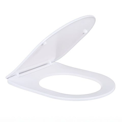 BELVIT WC Slim zitting, Design WC-zitting met demping/Soft-Close - toiletzitting, wc-deksel Duroplast wit dun, wc-brillen — SKU MB-17652-21179, EAN 5404029100485