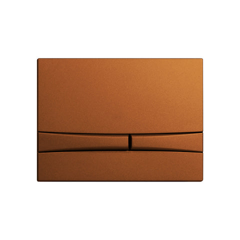 Belvit Milano bedieningsplaat voor 2-mengend spoelen Matt - Bronze mat, bedieningsplaten — SKU MB-18224-21751, EAN 5404029101437