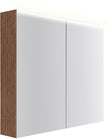ARMOIRE TOILETTE COFFEE 2 PORTES 900MM 4250K NOYER DECOR SMARTLINE