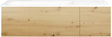 SOUS MEUBLE COFFEE 2 TIROIRS 110 CHENE DECOR URBAN+LAVABO GAUCHE PORCELAINE SNS TROU ROBINET BLANC