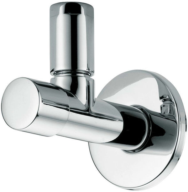 Design hoekstopkraan fims 1/2" inox look