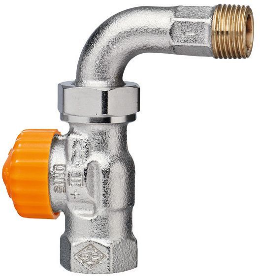 THERMOSTATISCHE RADIATORKRAAN ECLIPSE HEIMEIER 1/2"-1/2"RECHT MET BOCHT