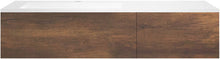 ONDERBOUW COFFEE 2 LADES 140 EIK.DEC.ROEST+WASTAFEL KUNSTMARMER  LINKS WIT