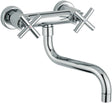 MITIGEUR MURAL QUATTRO BEC EN-DESSOUS 18CM CHROME