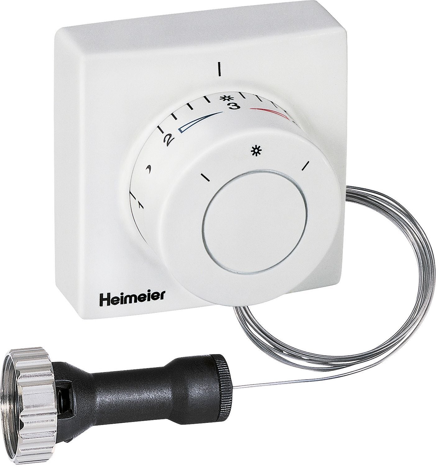 Thermostaatkop met afstandsbediening Heimeier 2M wit