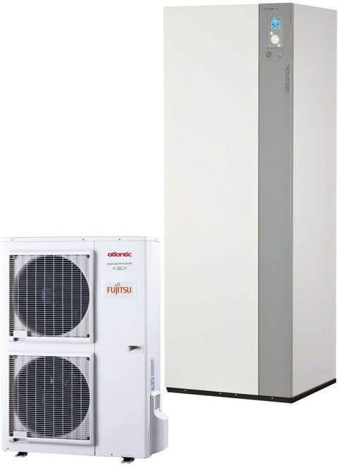 WP Lucht/water+ingeb.boiler 190L Alfea excellia duo 14KW Connected Atlantic ERP CV A+ ERP WW A