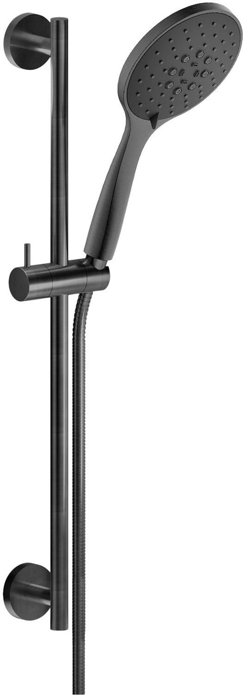 Doucheset Nobili 3-Jet handdouche 610mm, grafiet geborsteld — SKU DESCO-181736
