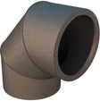 COUDE ISOLE POUR SYSTÈME VENTILATION D UBBINK 200-230MM 90°
