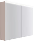 ARMOIRE TOILETTE COFFEE 2 PORTES 1000MM 4250K GRIS BASALTE MAT