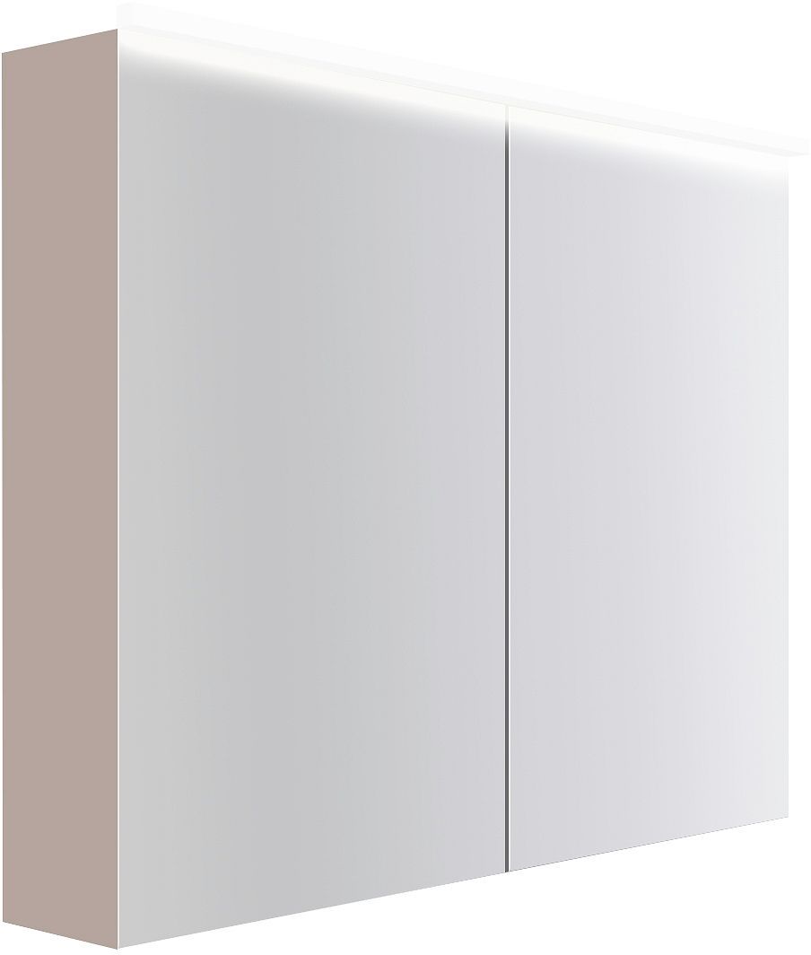 Spiegelkast COFFEE 2 deuren 1000MM 4250K basaltgrijs mat