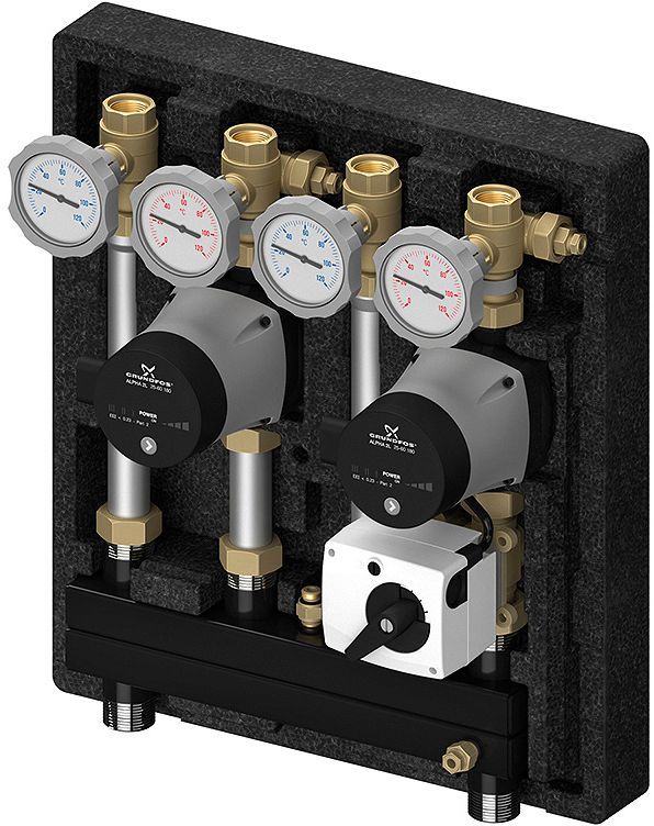 GROUPE DE POMPAGE NON-MELANGE/MELANGE +MOTEUR KOMBIMIX UPM3 HYBRID 15/70
