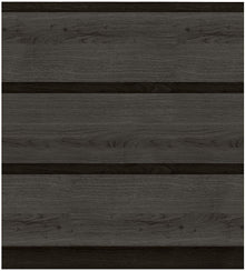 SOUS MEUBLE FORM 3 TIROIRS SOL 80CM+SOCLE CHENE GRAPHIT
