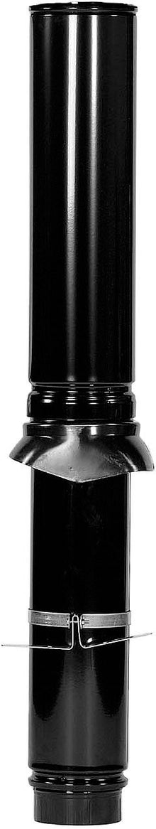 KIT ALU D.D.V.ROOKGAS BUIS ZWART 130-1200MM