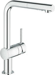MITIGEUR CUISINE MINTA FG L-BEC DOUCHETTE EXTRACTIBLE 2JET CHROME