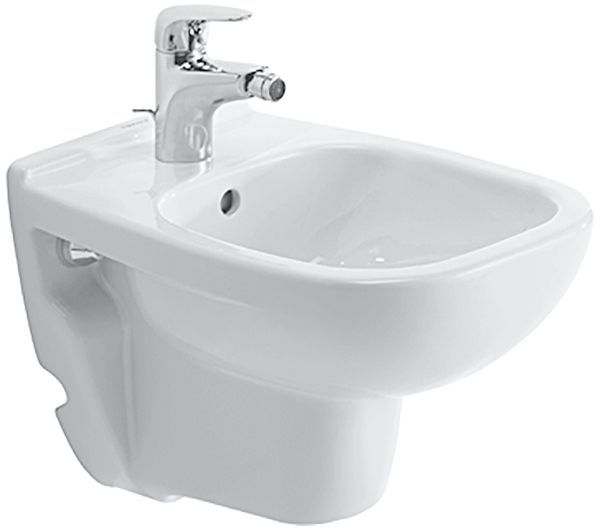 Hangbidet Compact D-Code Duravit wit
