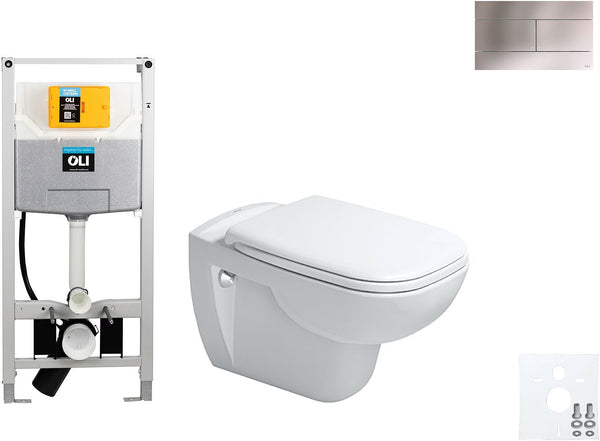 WALLFIX OLI HANGWC D-CODE DURAVIT CODE SOFT-CLOSE SLIM INOX