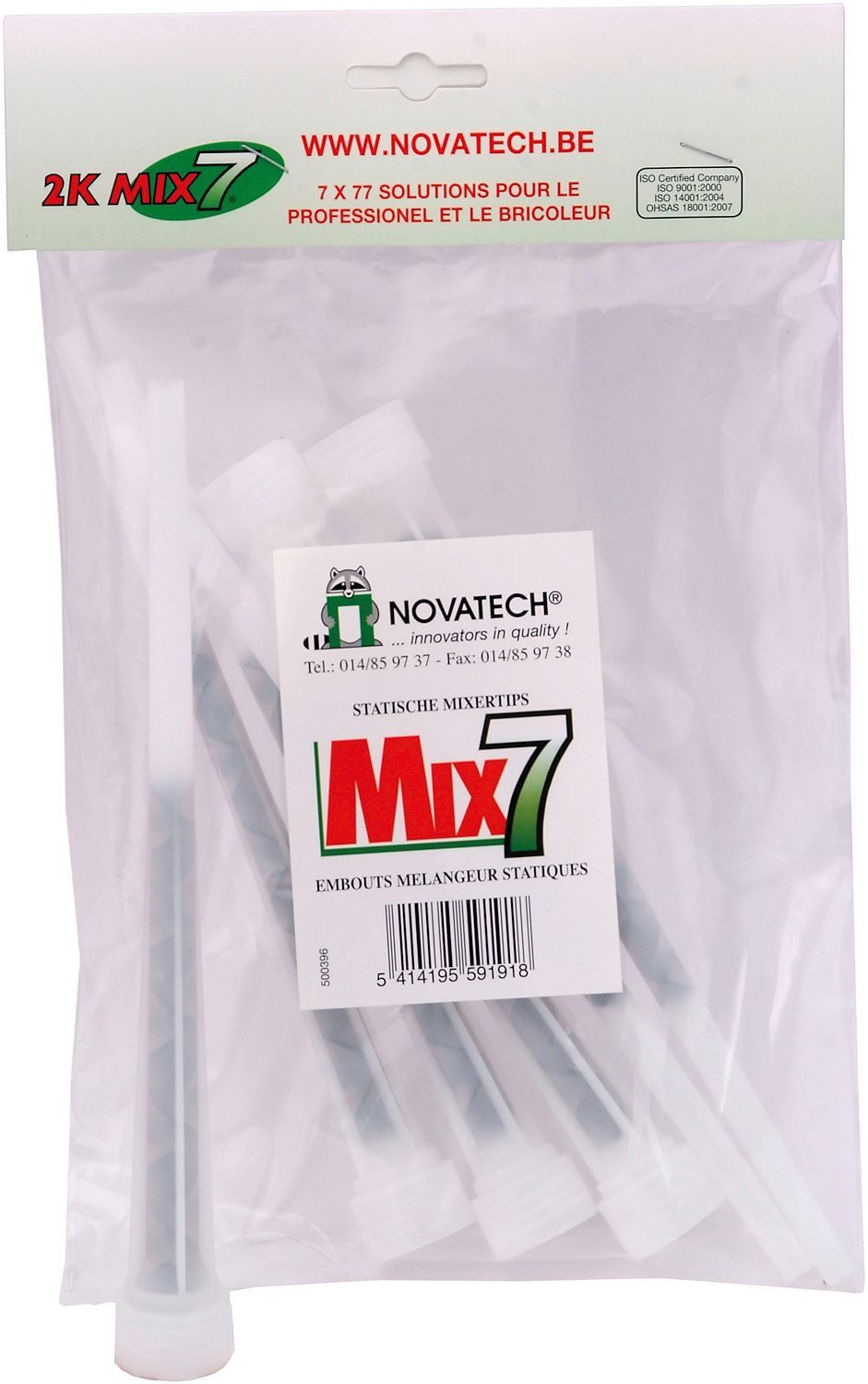 Mix 7 mengtips (6 stuks), gereedschap & bevestiging — SKU DESCO-61698