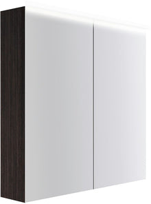 ARMOIRE TOILETTE COFFEE 2 PORTES 800MM 4250K CHENE DECOR MOKKA