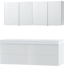 Meubel puro duo wit 180 Solid puro spiegelkast