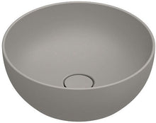 Opbouwlavabo Green catalano cataglaze+ diameter 40 H15 zonder overloop tortora satinato