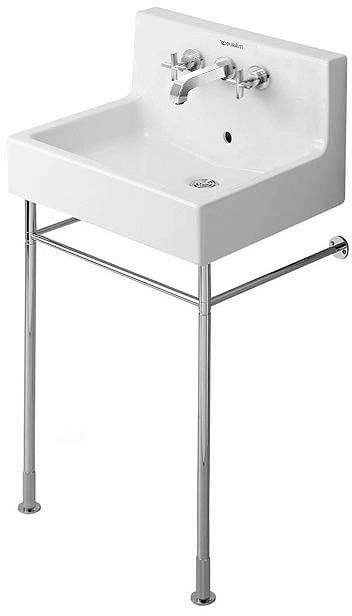 Onderstel lavabo vero Duravit chroom