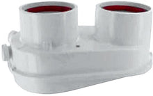 Clv adapter 2X80MM Alu voor turbomag 14-2/17-2 Vaillant