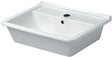 Inbouw lavabo STARCK3 Duravit 560X465MM +kraangat/overloop wit