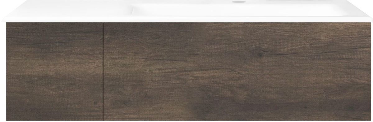 ONDERBOUW COFFEE 2 LADES 110 KASTANJE DECOR TRUFFEL +WASTAFEL RECHTS PORSELEIN WIT