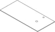 TABLET KERAMISCH MARMER PURO B140 H1,2 1AFVOERGAT/KRAANGAT RECHTS TRAVERTIN NEW