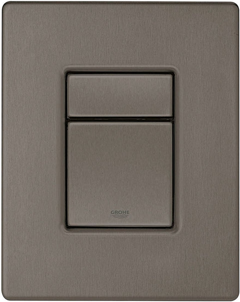 Duwplaat 2-TOETS Cosmo FG brushed hard graphite